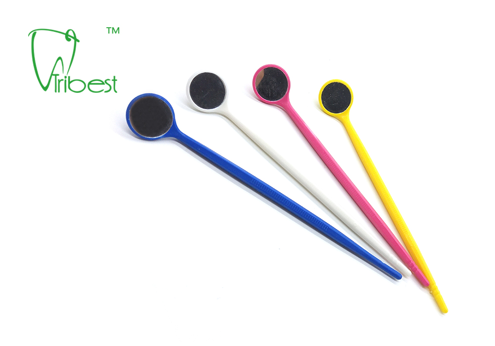 Dental Mirror with Spatula,glass